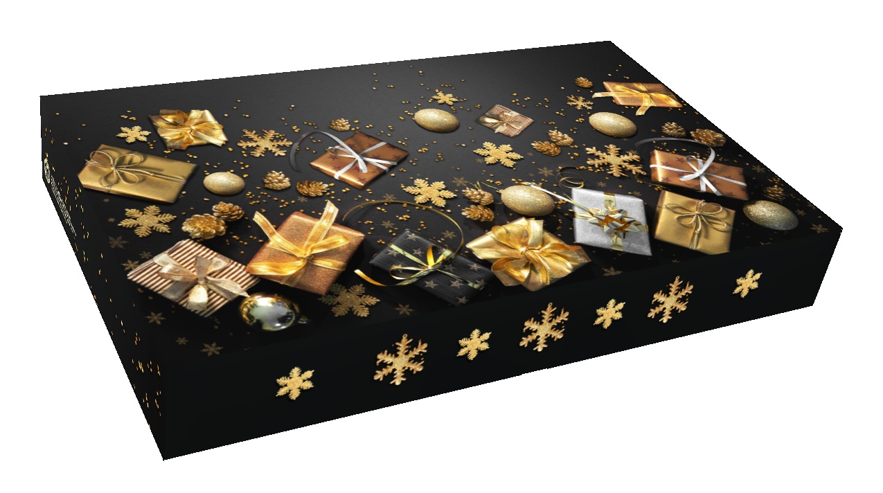 Keksschachtel Weihnachten Jumbo - 36 x 22 x 5 cm