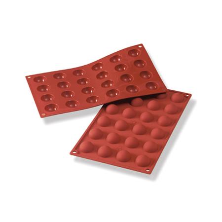 Silikonform Halbkugel 30 mm SF006