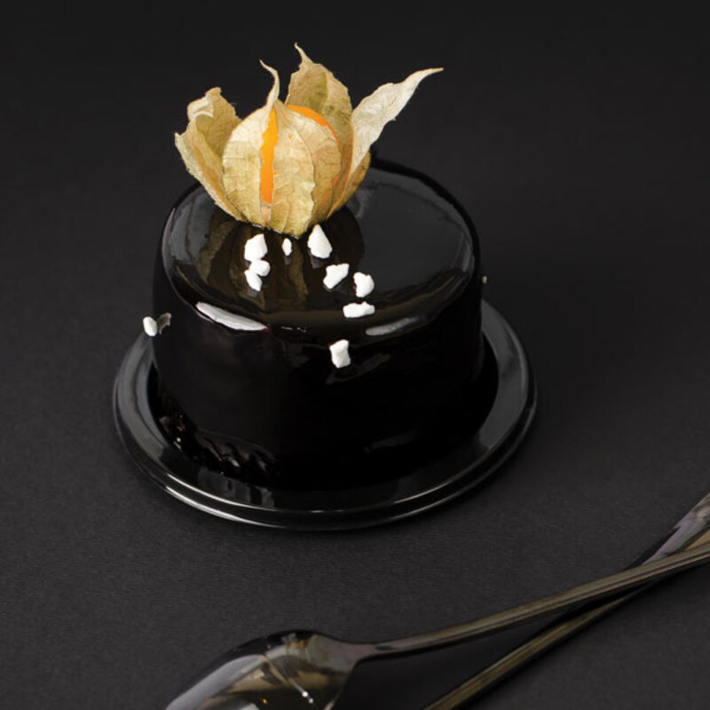 Black Mirror Glaze 300 g – Gebrauchs­fertige schwarze Spiegelglasur für Torten & Desserts