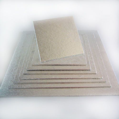 Tortenplatte silber 4mm  330 x 330 mm