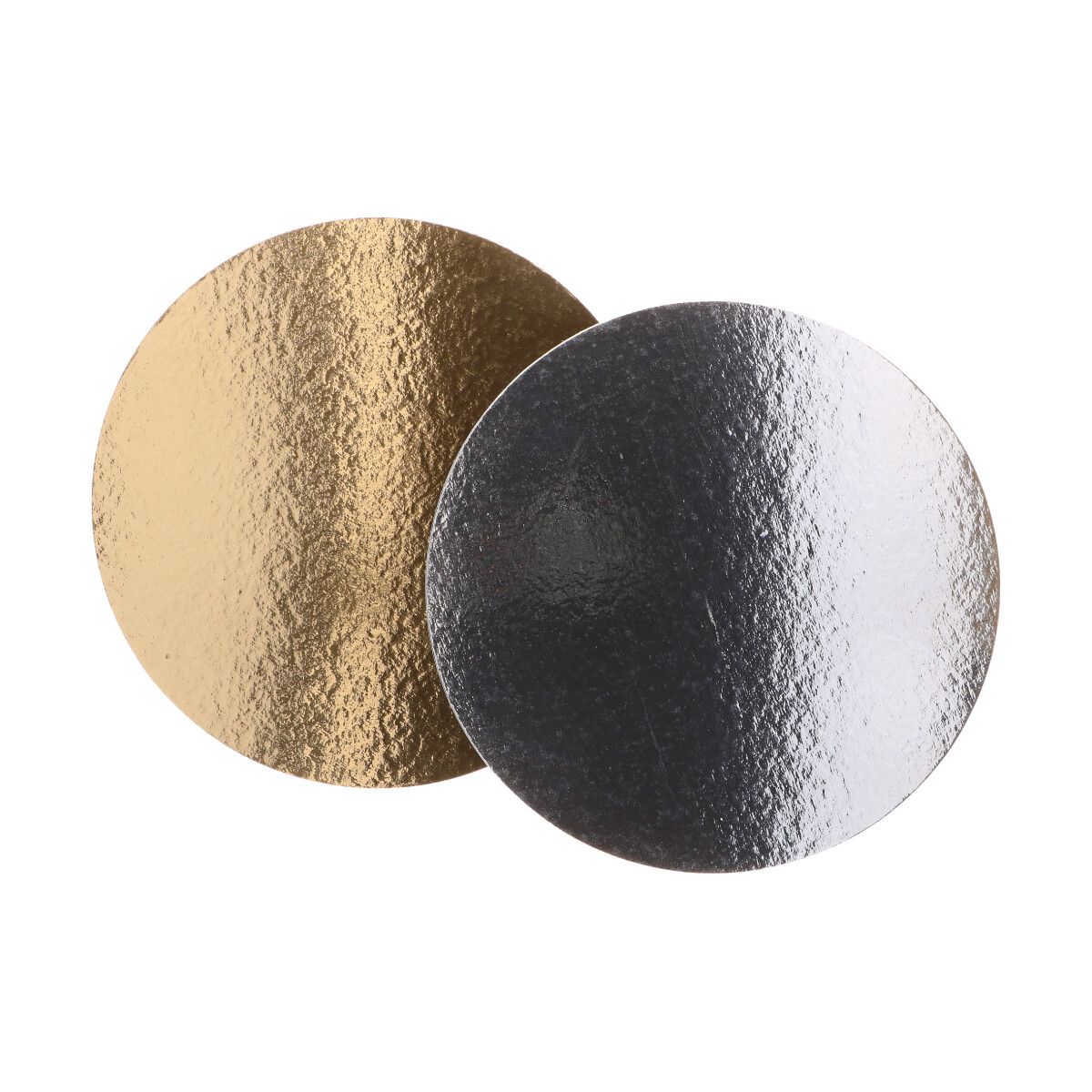 Tortenplatten-Set silber/gold rund 26 cm 