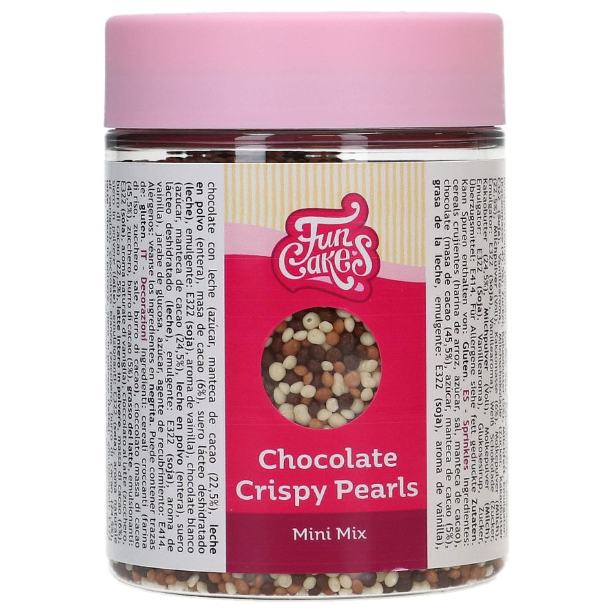 Schokoladen Mini Knusperperlen - Mix 175g
