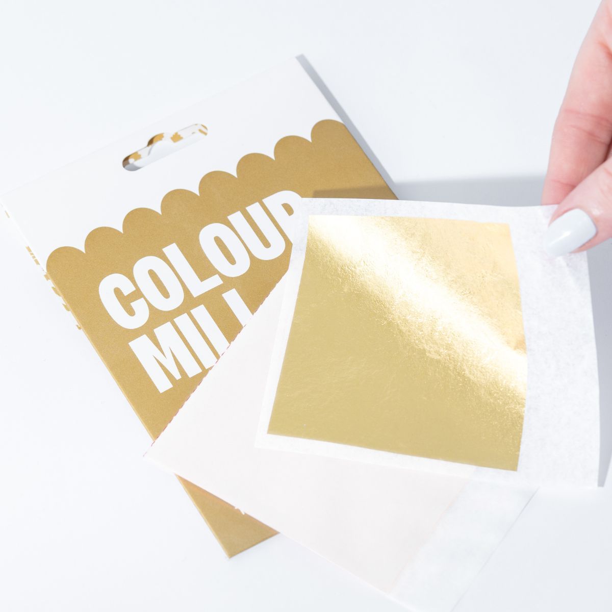 Reines Blattgold Colour Mill 23kt - 8cm pk/5