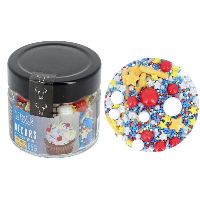 Superman™ Superhelden Mix – Essbare Dekoration 65 g