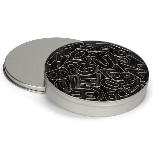 Patisse Keksausstecher Alphabet Set 26-teilig aus Edelstahl