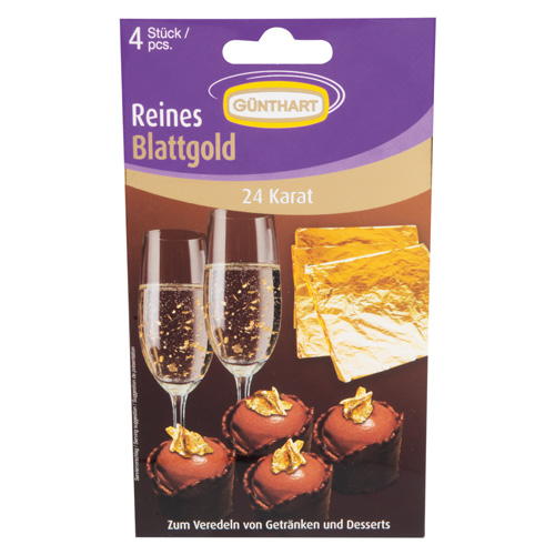 Reines Blattgold 24 Karat