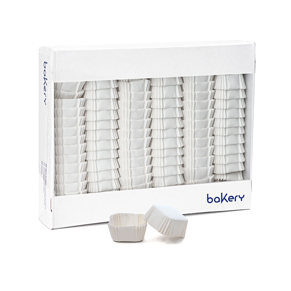 Muffinförmchen Cupcakeförmchen weiß 500 Stk.