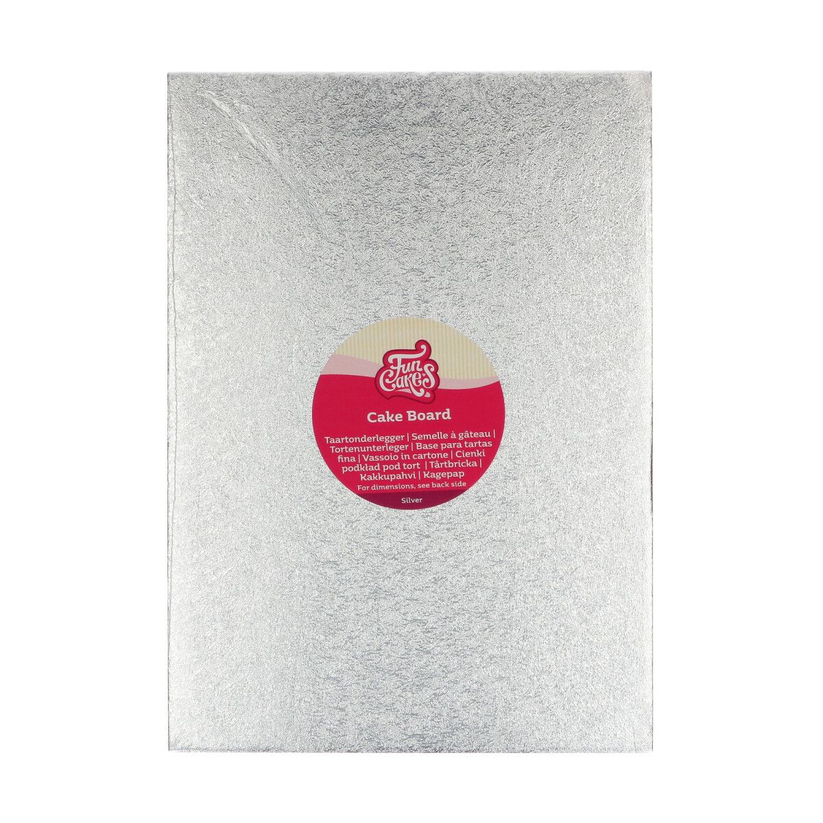 Tortenplatte Cake Board Rechteckig / 35 x 25 cm & 3cm Stärke