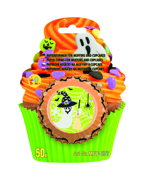 Cupcake Förmchen Halloween 50 Stück