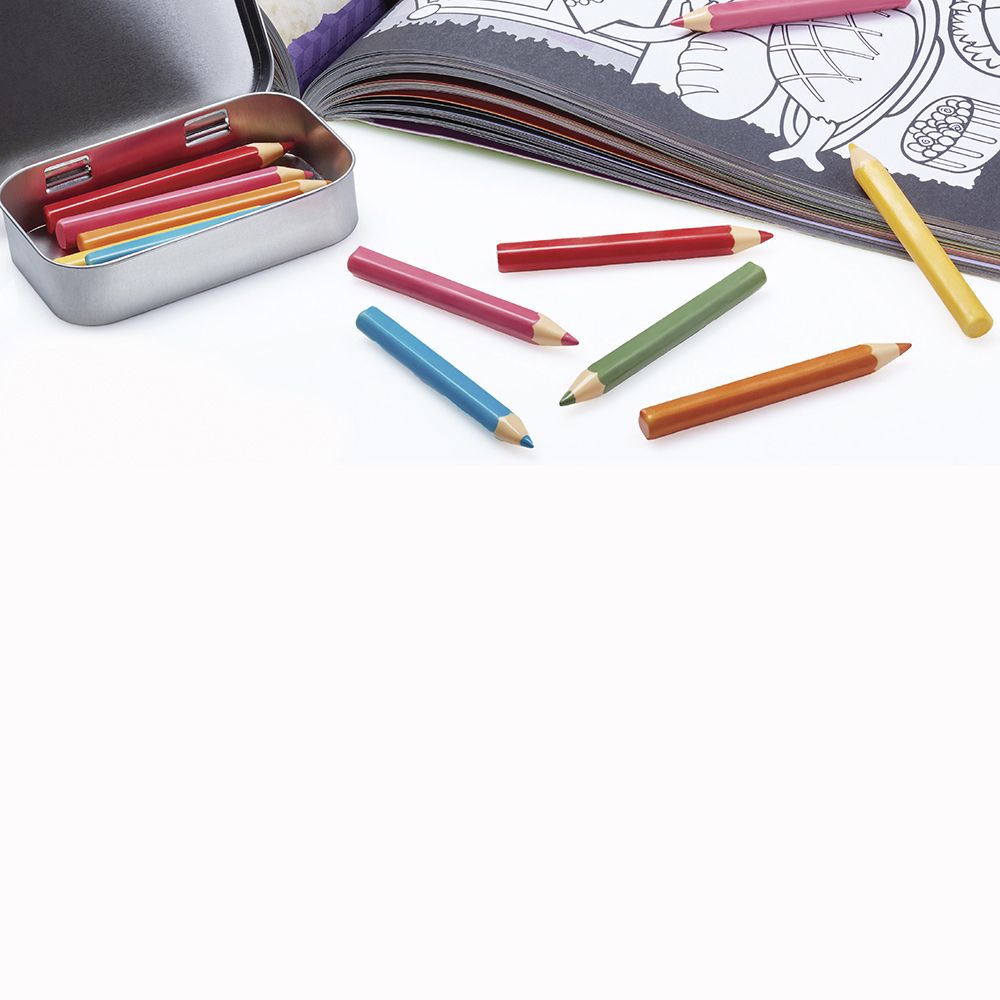 Gussform Buntstifte rot/grün