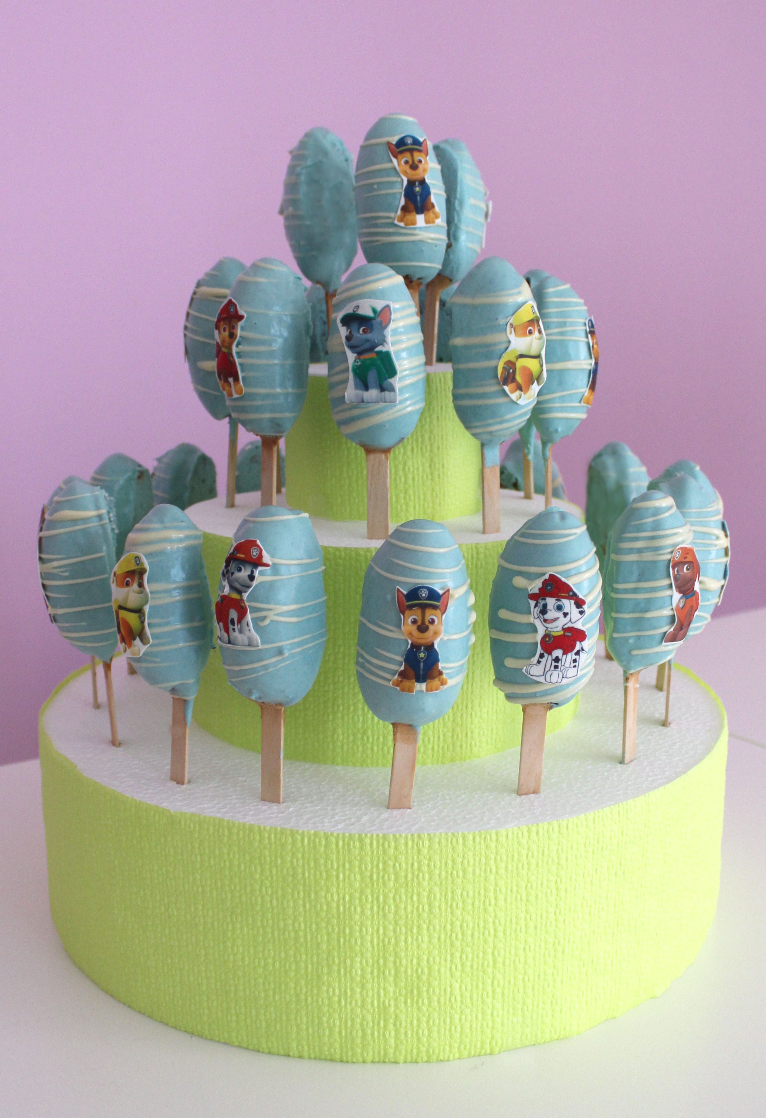 Kuchen am Stiel - Lolli Backblech