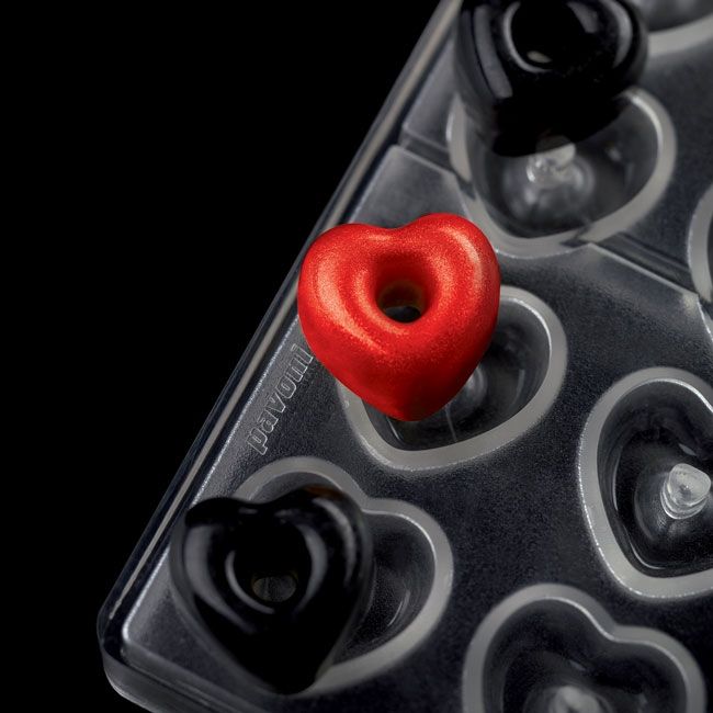 Profi Gussform für Pralinen Herz Iconic Heart PC55