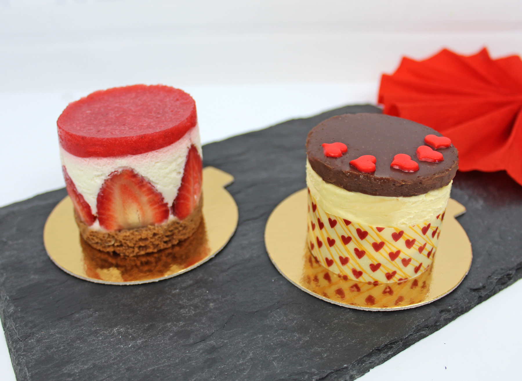 Martellato Dessertform-Set Petit Fours Kreis groß MONOP.A001 – Profi Form für Dekorbiskuit & Desserts