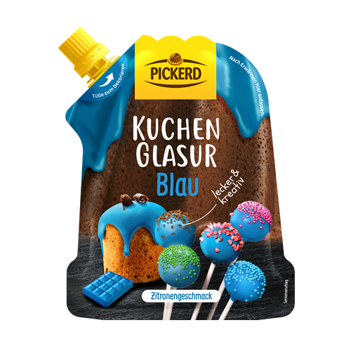 Kuchenglasur blau 125g Schokoglasur