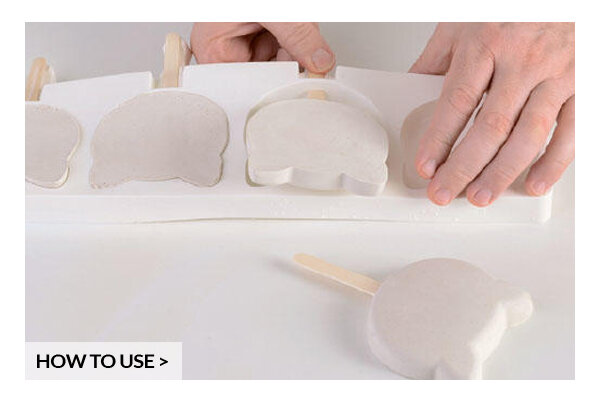 Niedliche Katzenform für kreative Eis- und Kuchenkreationen