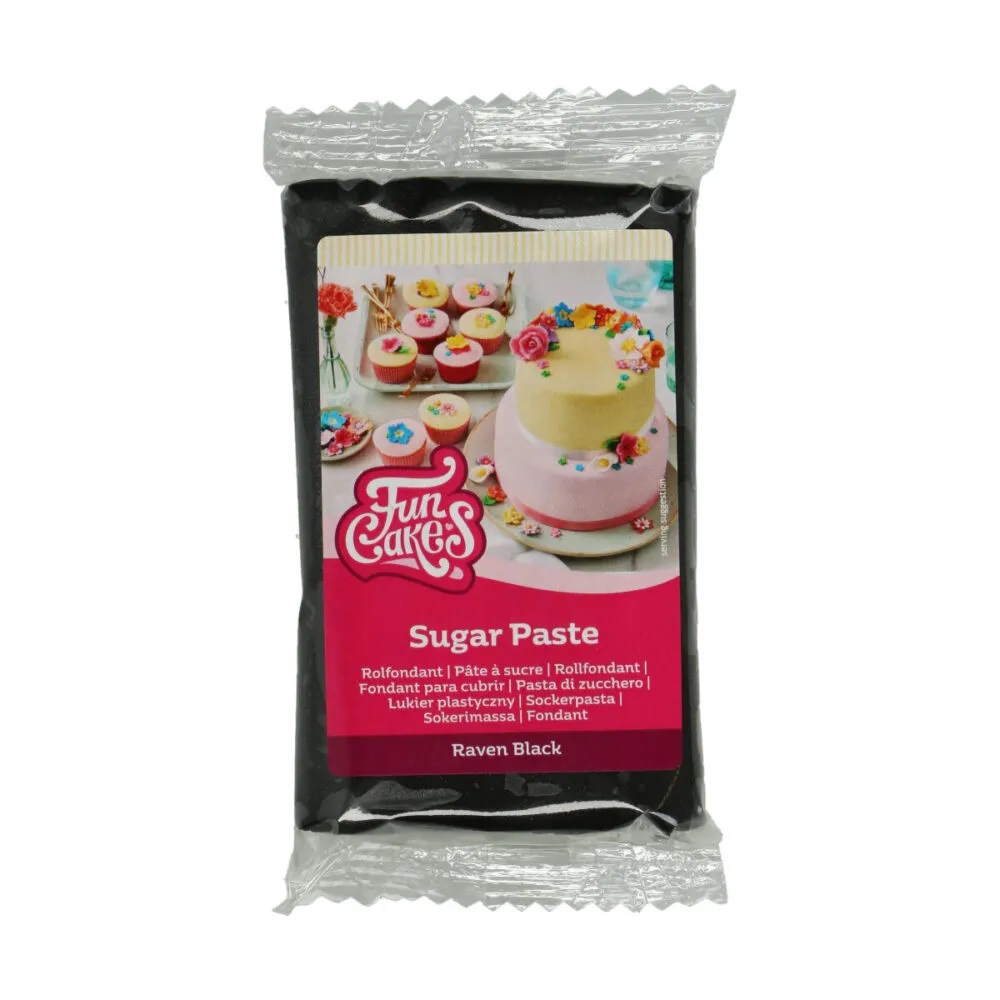 Rollfondant schwarz 250g