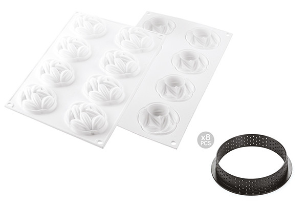 Silikonform Kit Tarte Ring Cocoa 70mm Durchmesser