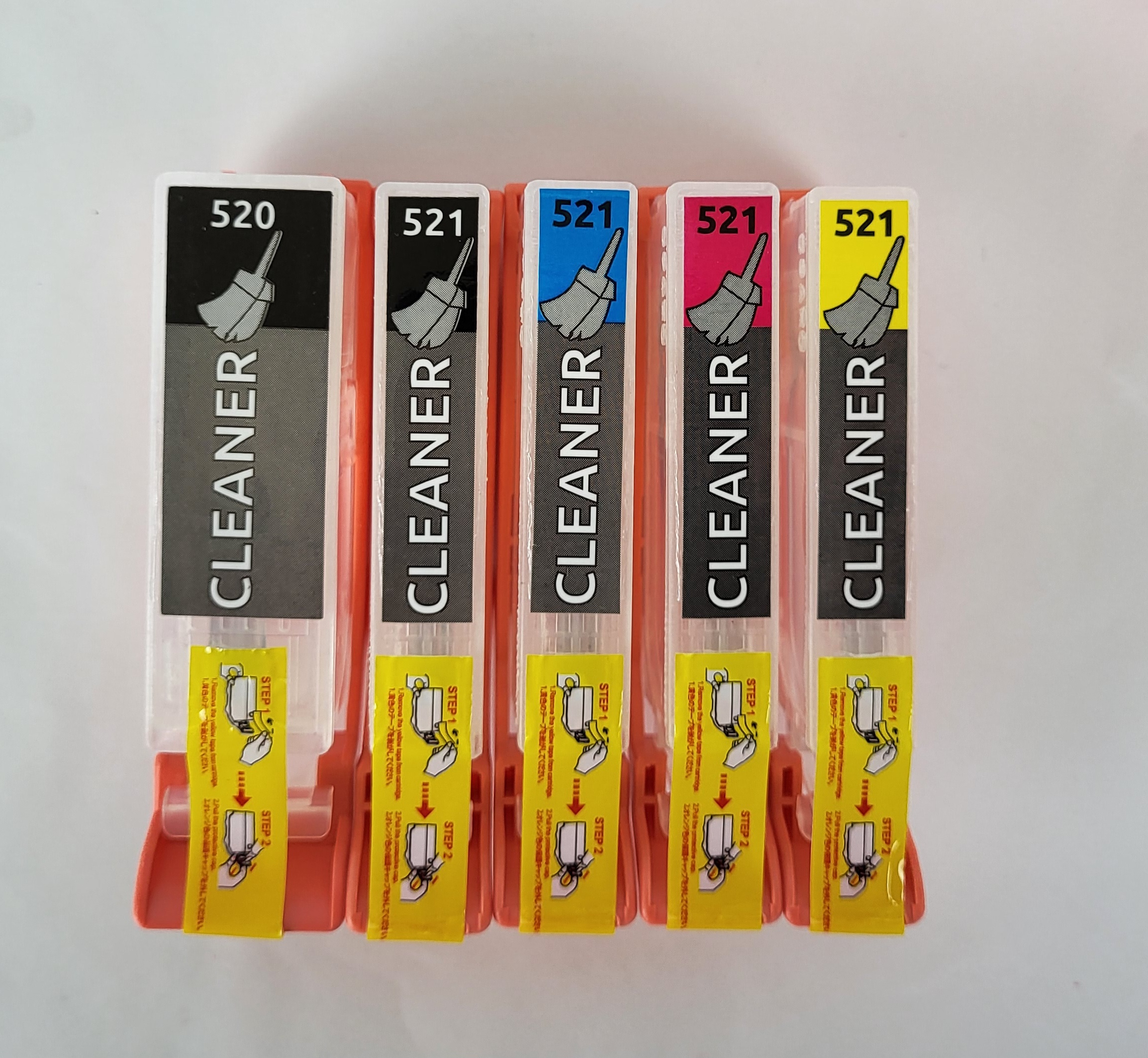 Reinigungs-Set (5 Stk.) PGI-520/CLI-521 inkl. Chip