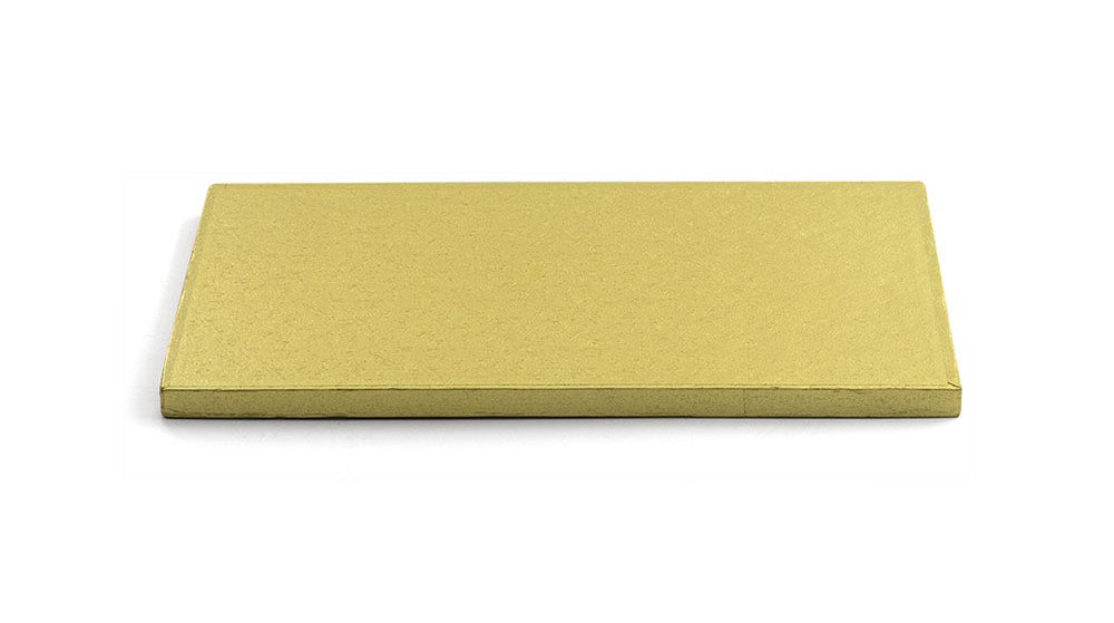 Tortenplatte gold 35 x 45 mm, 1,2 cm stark