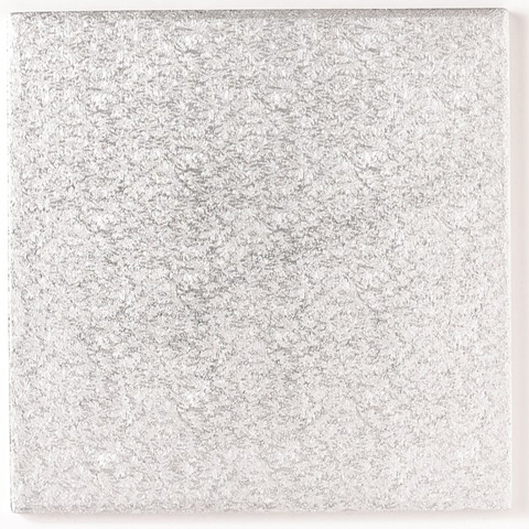 Tortenplatte silber 25x25 cm, 12 mm stark