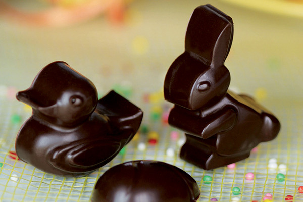 🐰 Silikomart Silikonform Gussform Ostern Osterhasen SCG05 – Essbare Osterhasen für Torten & Desserts