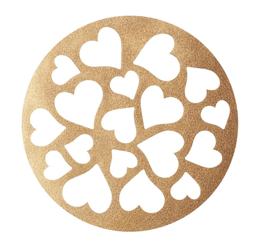 Monoshape Golden Touch – Runde Herzen