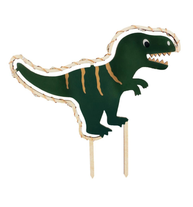 LED Cake Topper „Dinosaurier“ – mit Licht