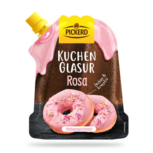Kuchenglasur rosa 125g Schokoglasur