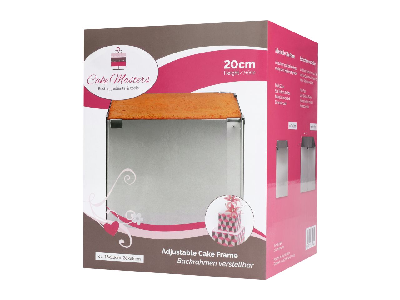 Backrahmen verstellbar extra hoch