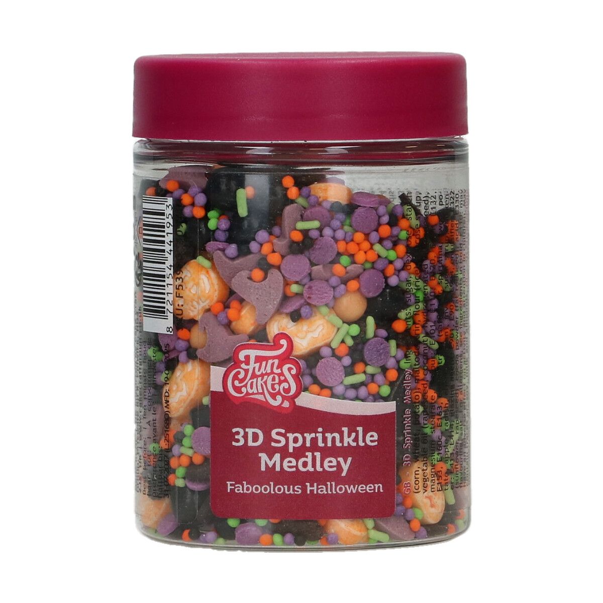 Zuckerdekoration 3D Sprinkle Medley Faboolous Halloween 70 g