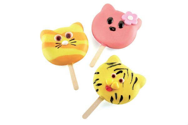 Niedliche Katzenform für kreative Eis- und Kuchenkreationen