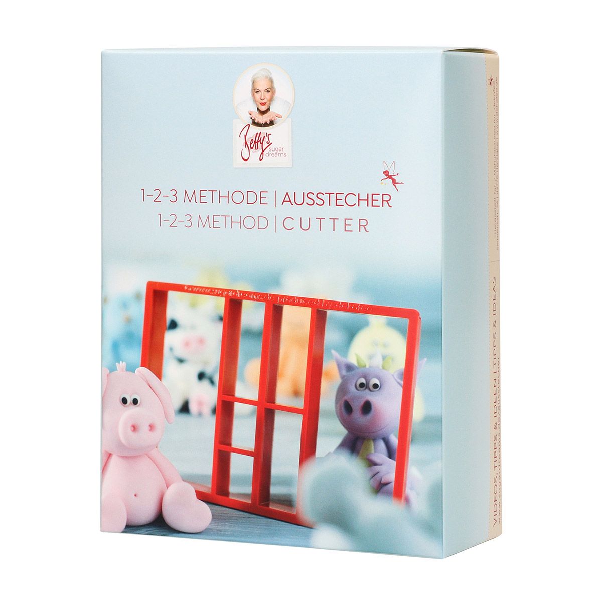 Ausstecher Set zum Modellieren von Tieren | Dekofee Betty 1-2-3