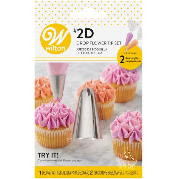 Spritztüllen Set Wilton 2D Drop Flower Set/3