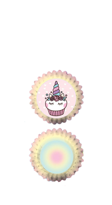 Mini Muffinförmchen  Einhorn 