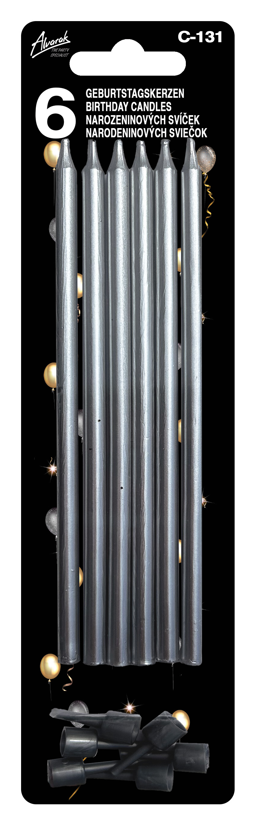 Extra Hohe Geburtstagskerzen mit Halterung