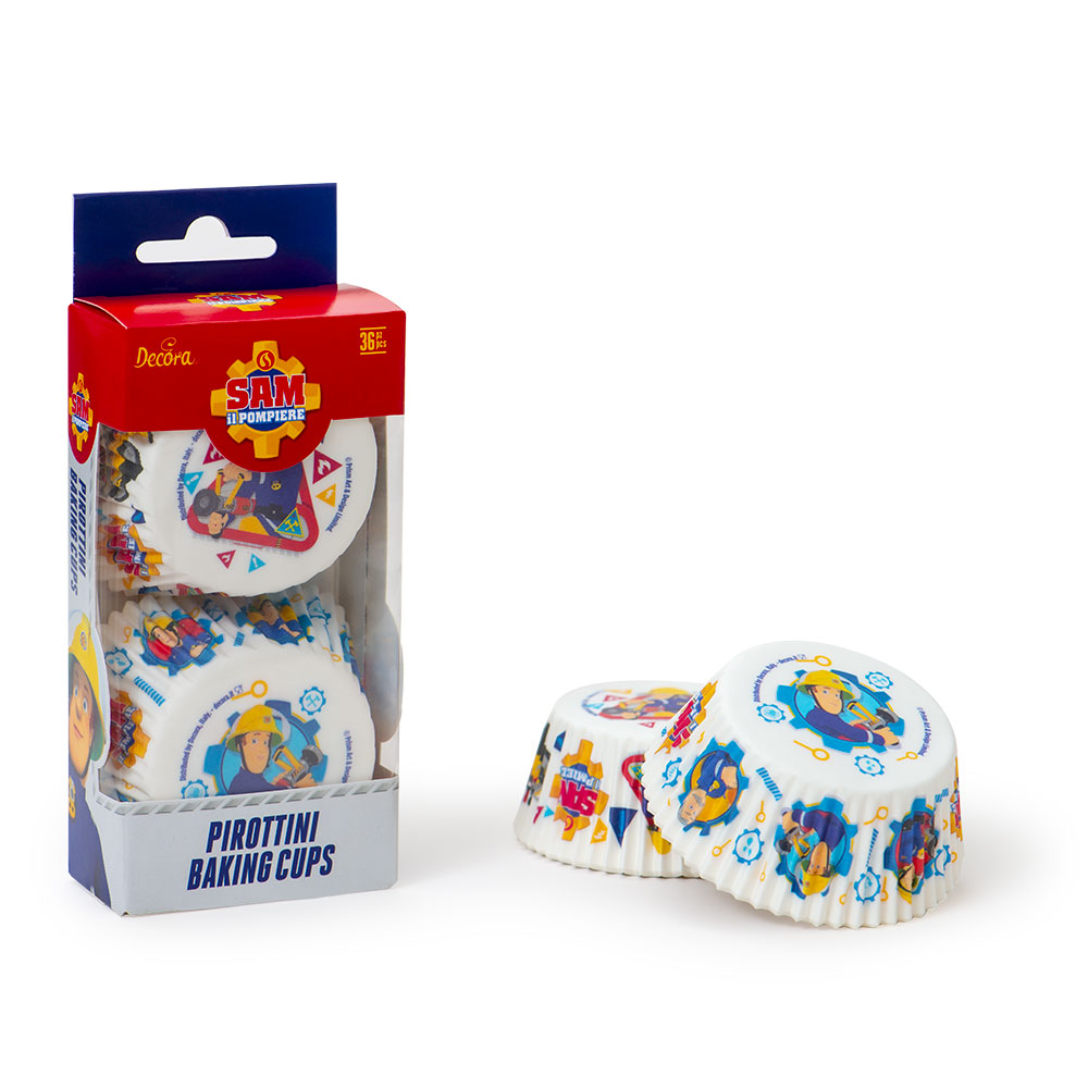 Cupcake Papierförmchen Feuerwehrmann Sam Ø 5 cm | 36.Stk