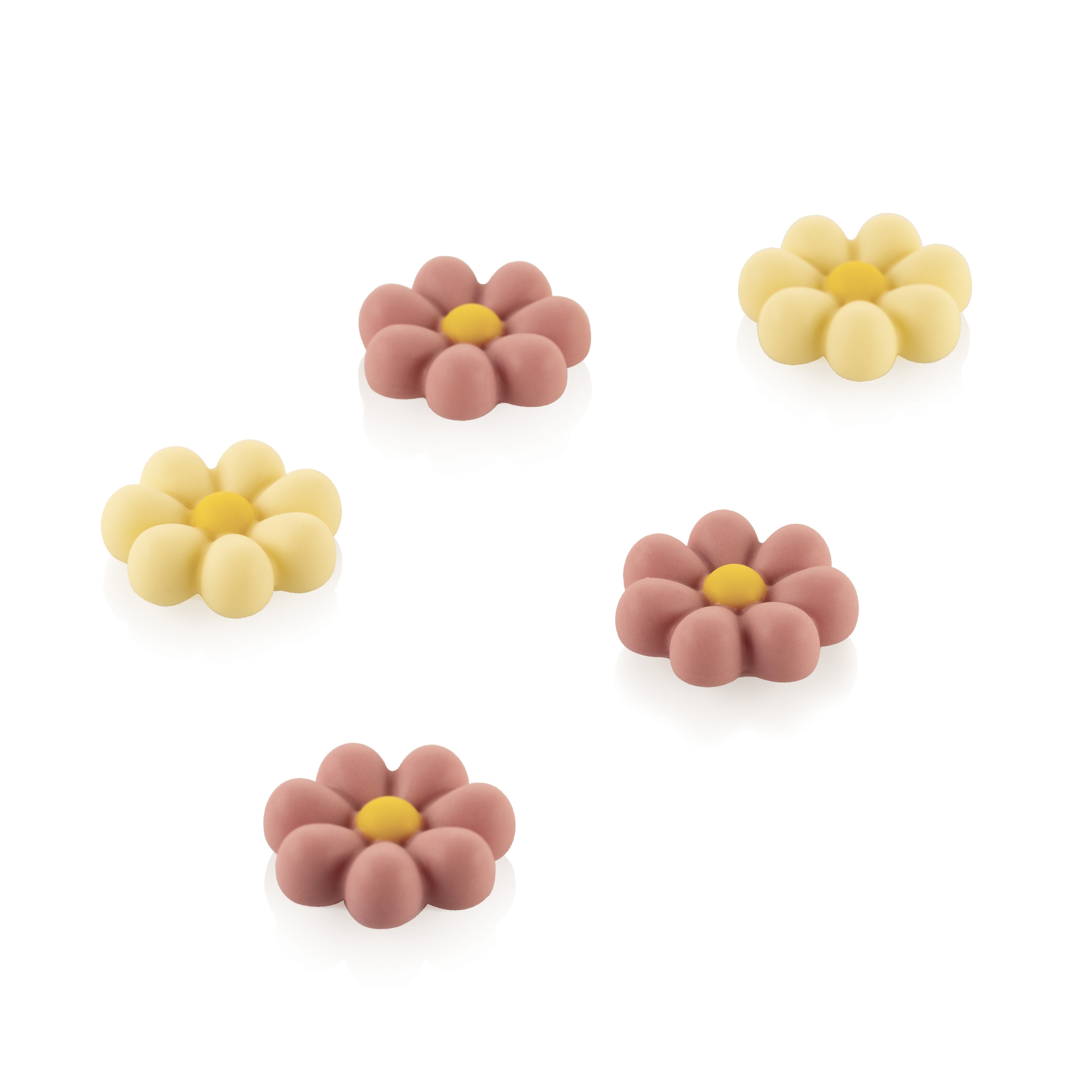 Pralinengussform Blüten