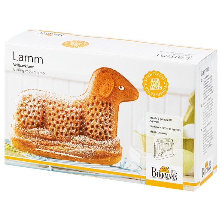 3D-Vollbackform Lamm klassisch – Osterlamm backen in perfekter 3D-Optik
