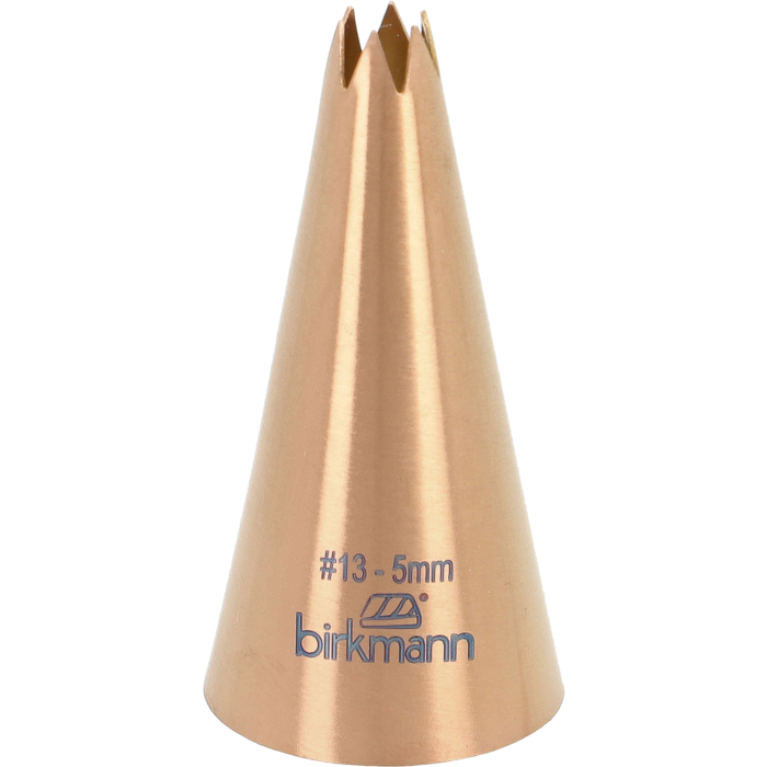 Sterntülle Nr. 13 – Ø 5 mm Edelstahl, kupferfarben