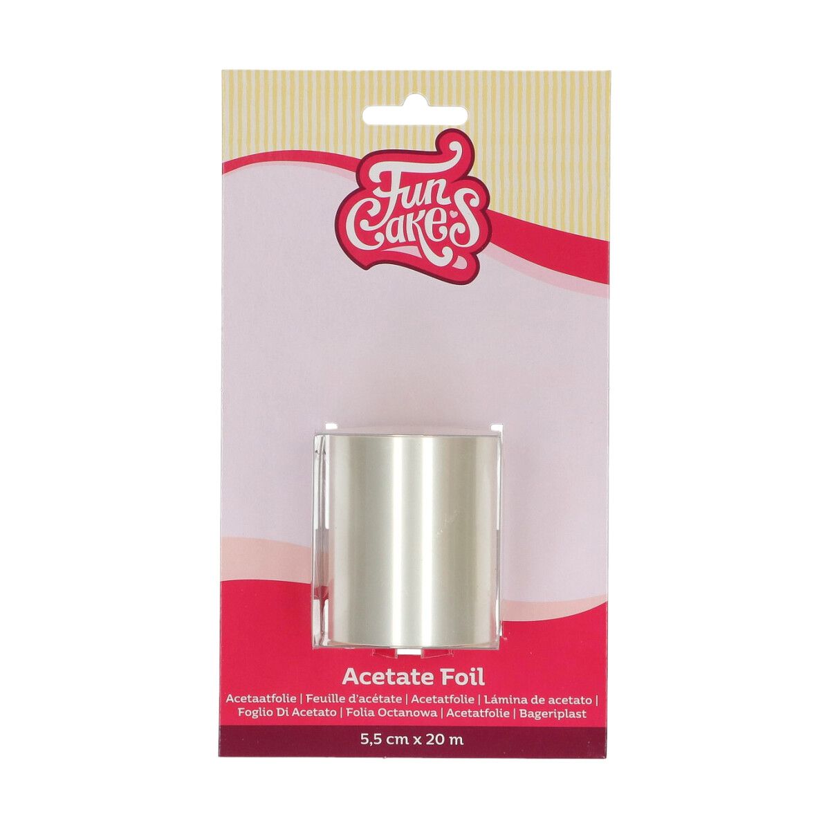 Tortenrandfolie Acetat-Rolle 5,5cm 