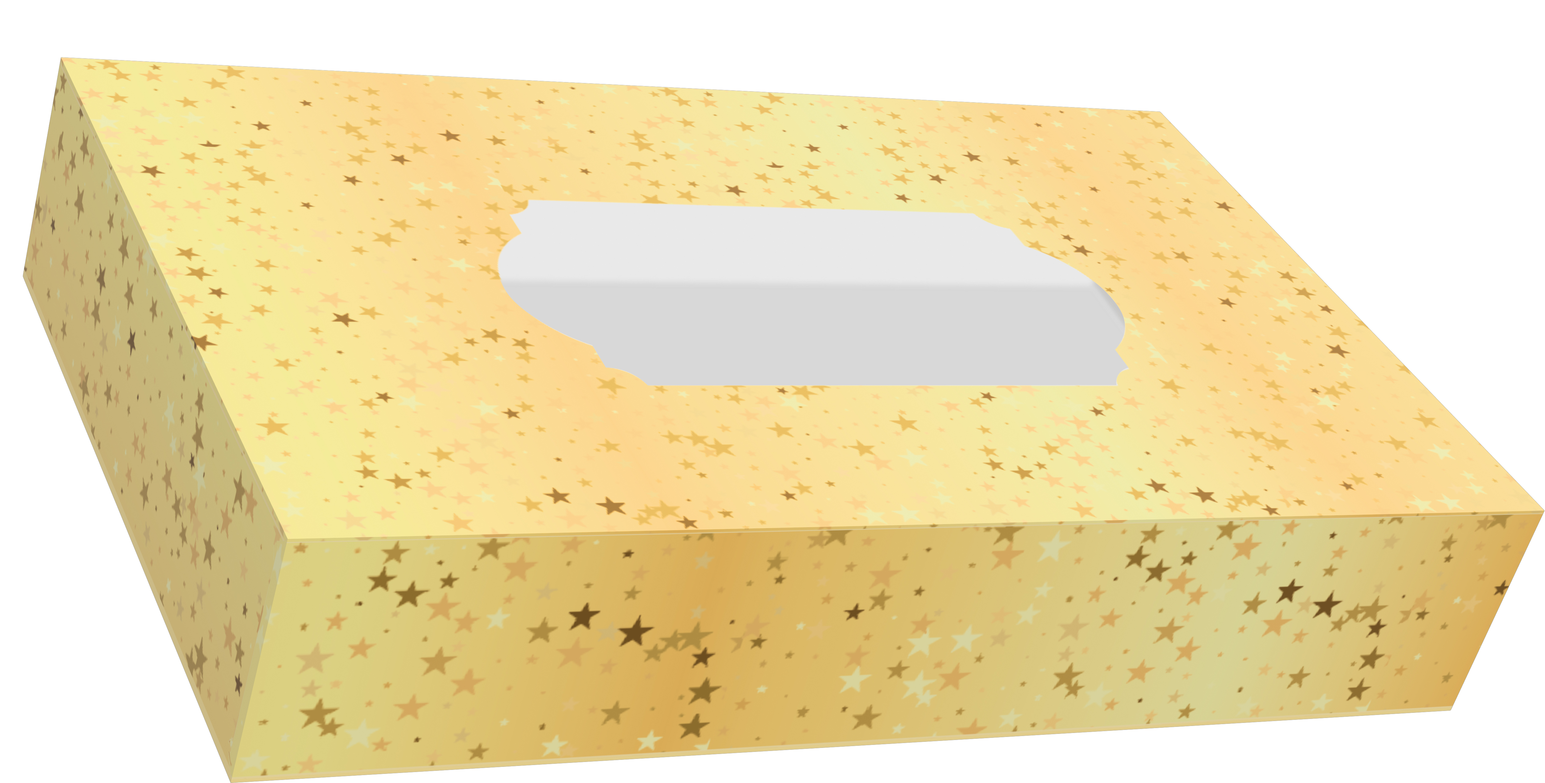 Keksschachtel Weihnachten Jumbo - Weihnachtsmotiv Sterne  36 x 22 x 5 cm 