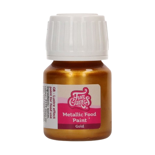 Essbare Farbe Metallic Gold
