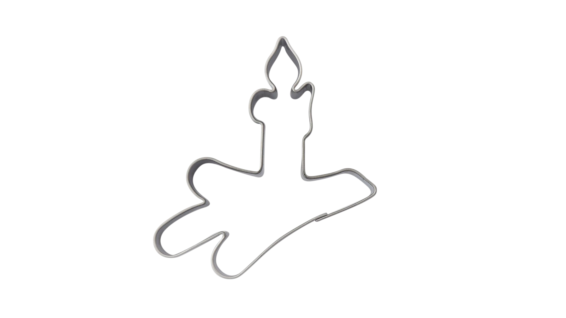 Ausstecher Kerze mit Zweig | 6,5 cm