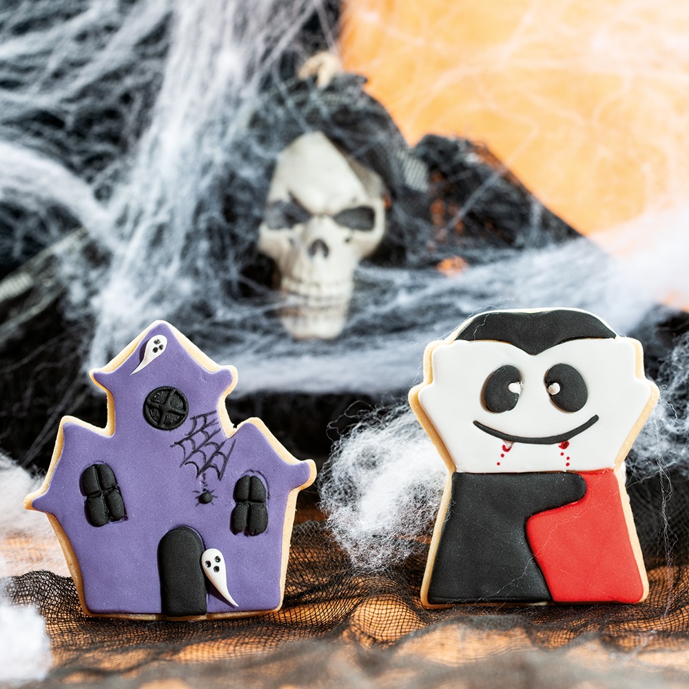 Ausstecher-Set Halloween Vampir und Spuckschloss 2er Set