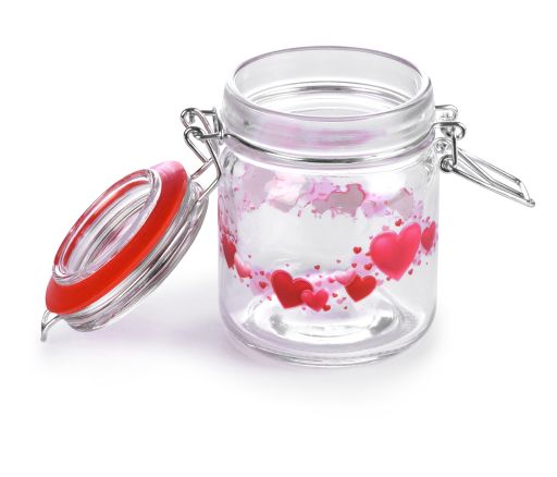 Dessertglas mit Herz Aufdruck